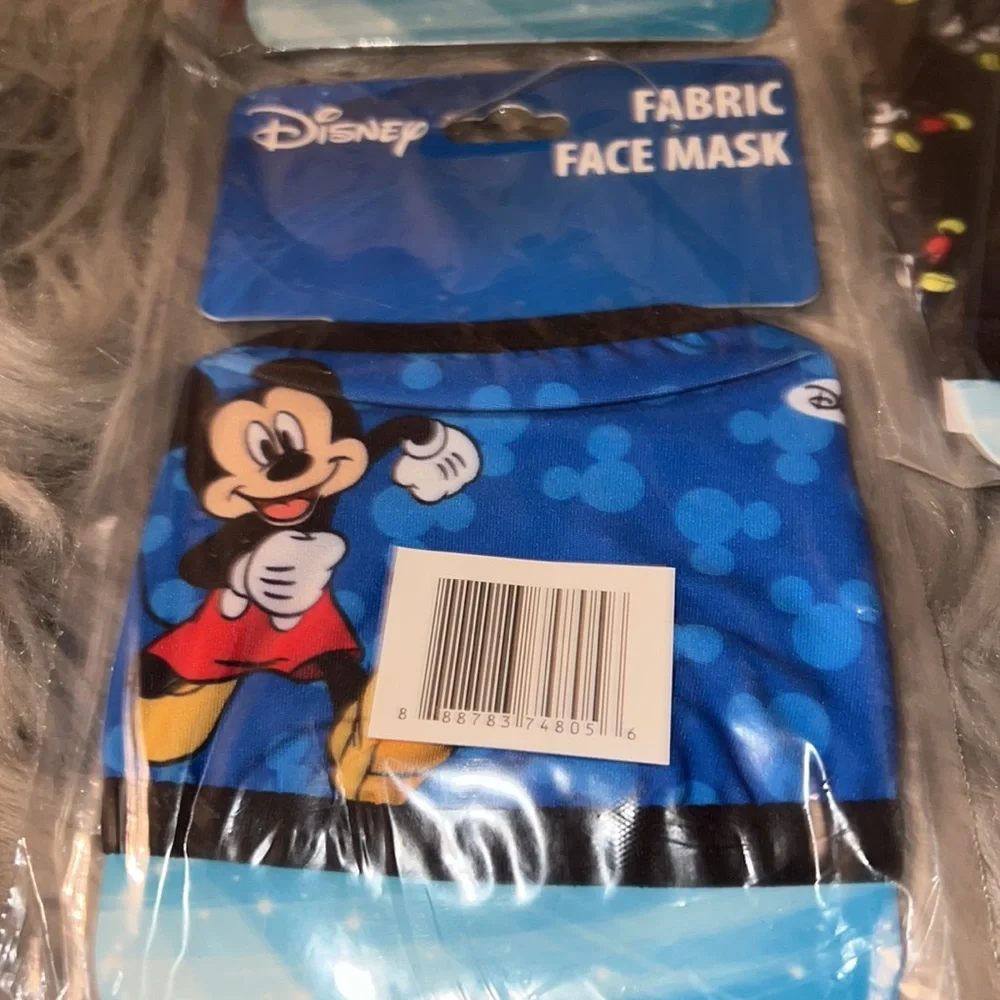 Disney Mickey Mouse fabric face masks for kids set of 3